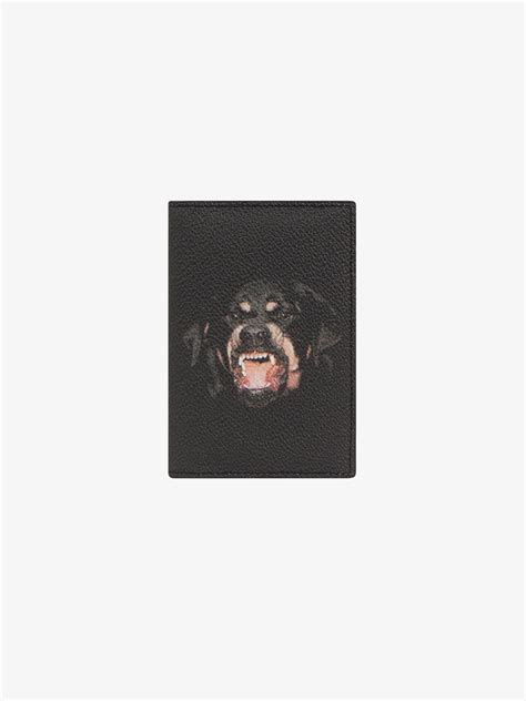 givenchy card holder rottweiler|GIVENCHY Textured Coated Canvas Rottweiler Print Card .